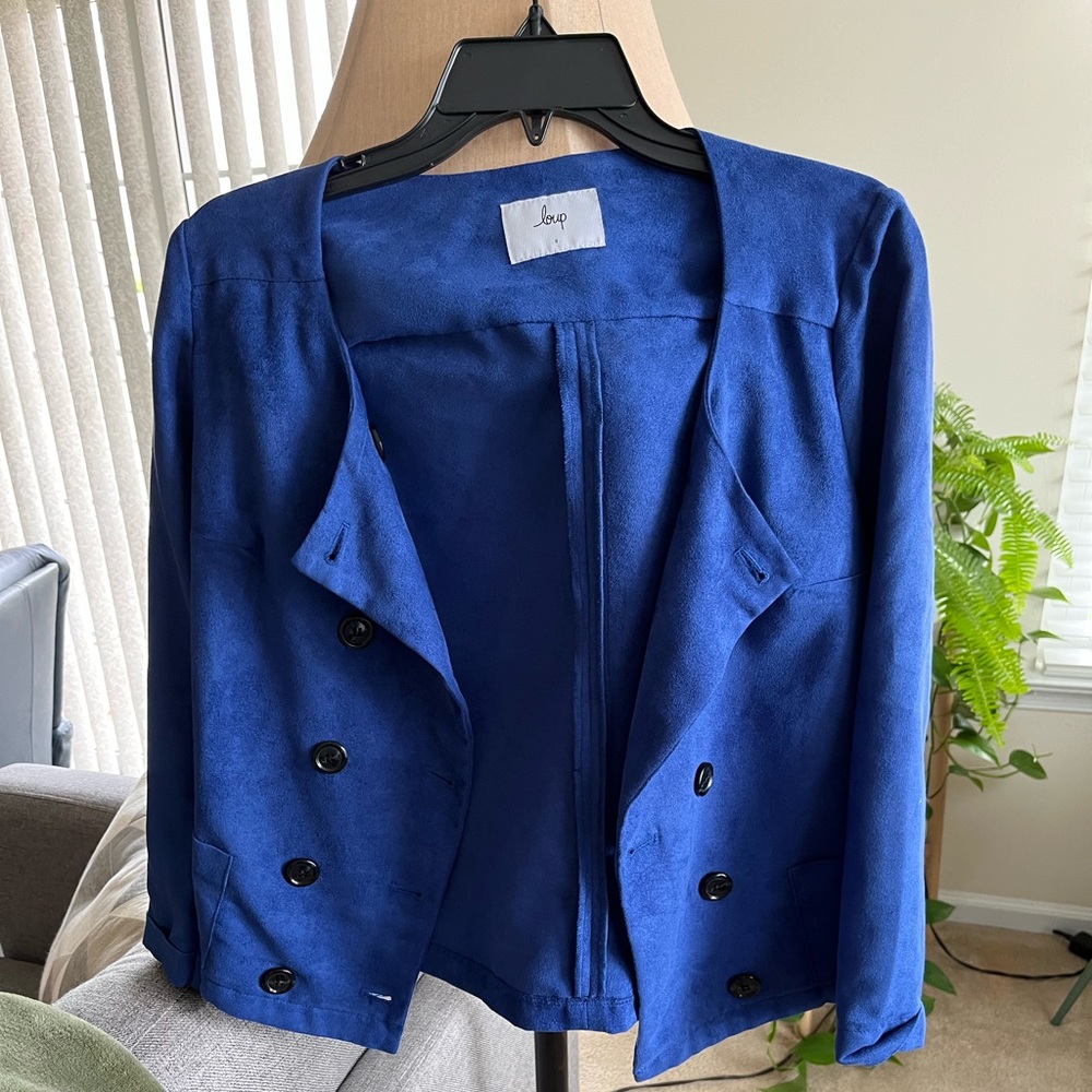 Loup Faux Suede Jacket